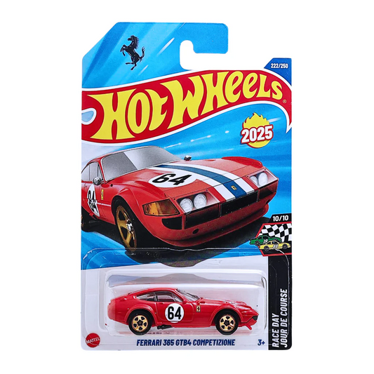 Hot Wheels 2025 Ferrari 365 GTB4 Competizione - Race Day #222/250