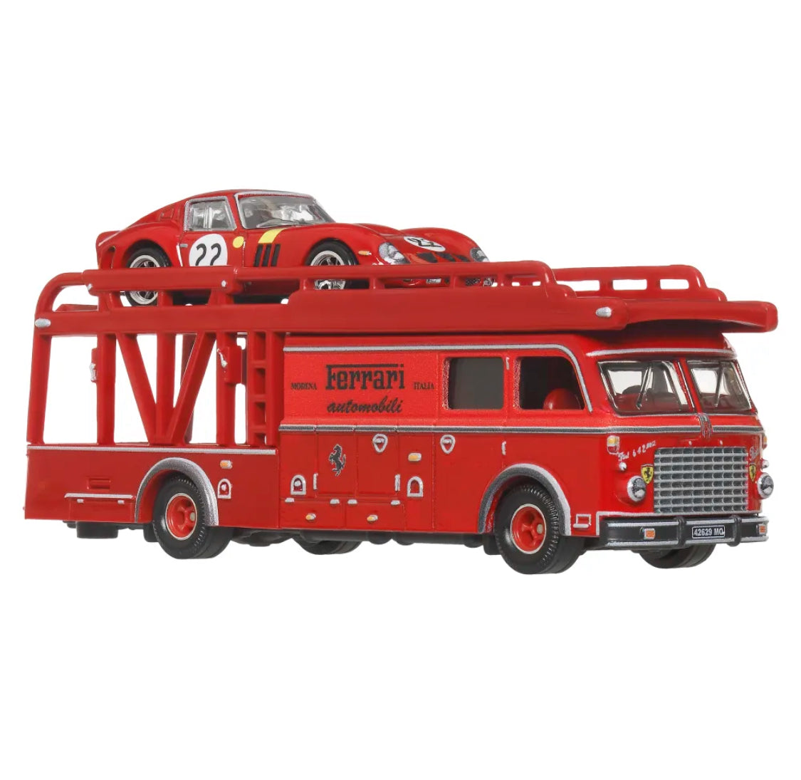 Hot Wheels Premium Car Culture Team Transport #83 - Ferrari 250 GTO & Fiat 642 RN2 Bartoletti Transporter