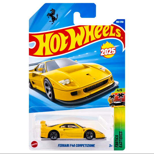 Hot Wheels 2025 Ferrari F40 Competizione - Exotics #198/250
