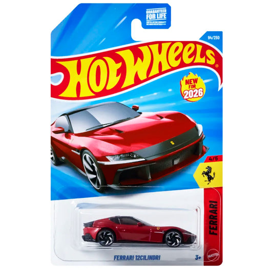 Hot Wheels 2026 Ferrari 12Cilindri - Ferrari #94/250