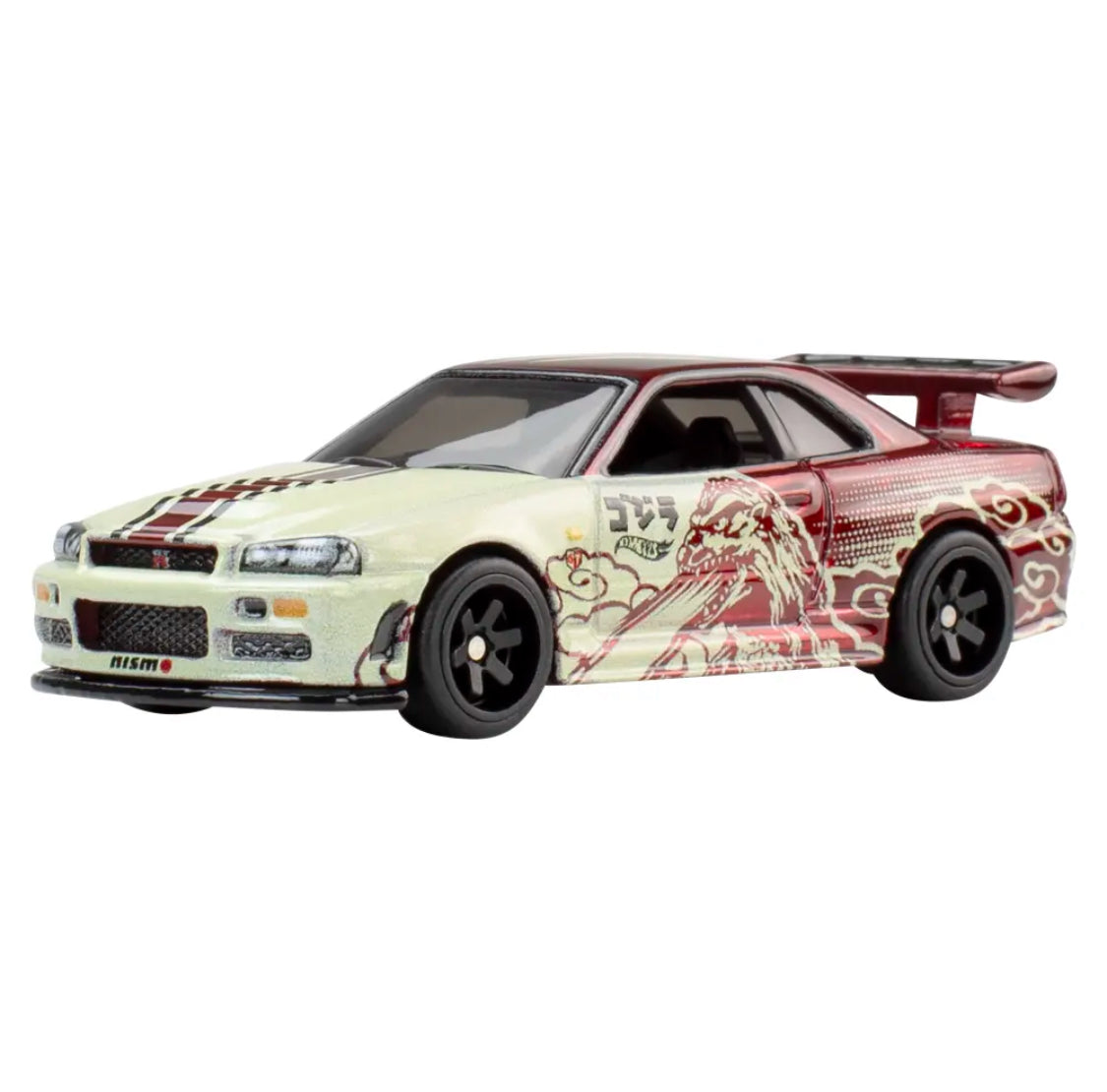 Hot Wheels Premium Pop Culture Godzilla — Nissan Skyline GT-R (BNR34)