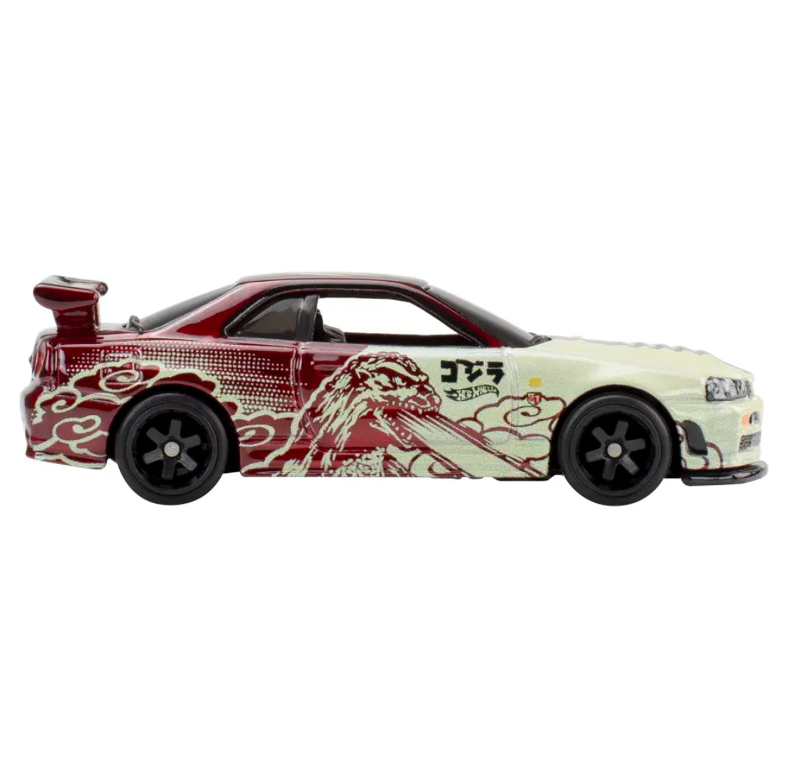 Hot Wheels Premium Pop Culture Godzilla — Nissan Skyline GT-R (BNR34)