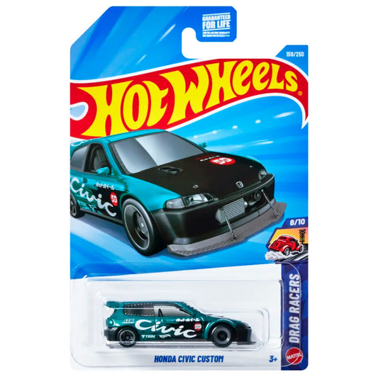 Hot Wheels Honda Civic Custom - Drag Racers #159/250