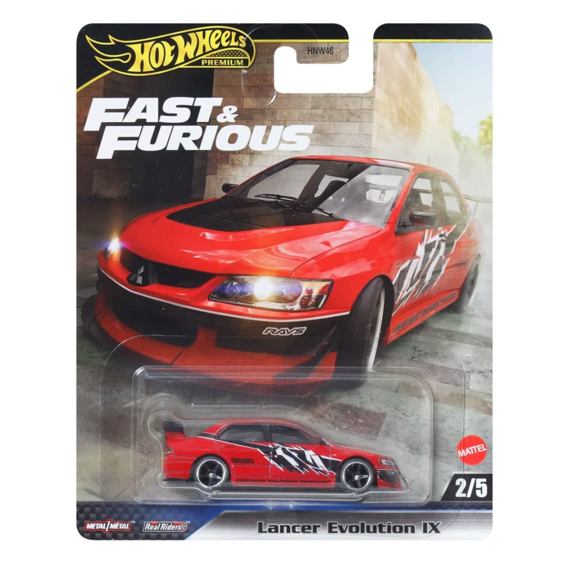 Hot Wheels Premium Fast & Furious Lancer Evolution IX 2/5