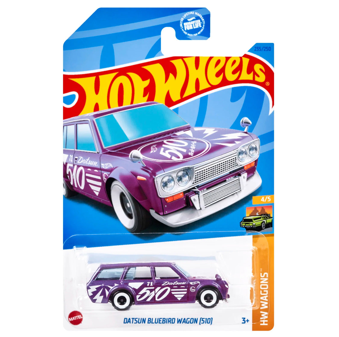 Hot Wheels HW Wagons Datsun Bluebird Wagon (510)